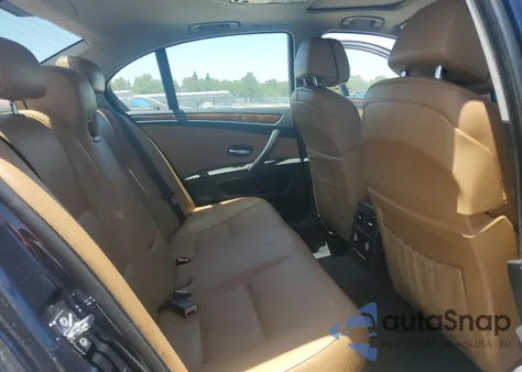 2008 BMW 528 I из США, поврежденный, VIN WBANU53548C112144